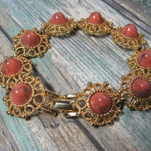 Sarah Coventry Flower Bead Bracelet